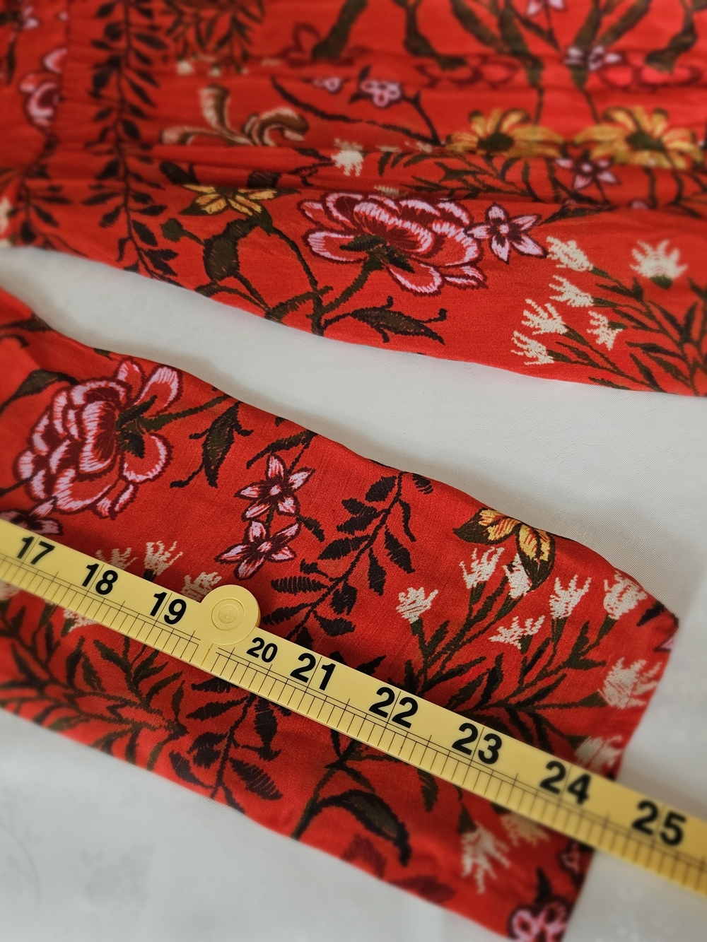 ​LAIA Floral Maxi Dress Boho Cottagecore Long Sleeve Orange Size XS - Picture 13 of 16